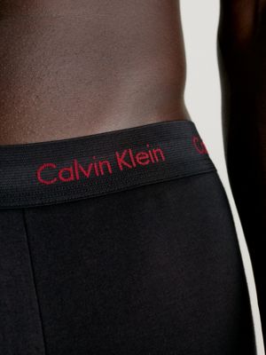 b-bright camel/ wht/ red crpt logo 3er-pack hüft-shorts - cotton stretch für herren - calvin klein