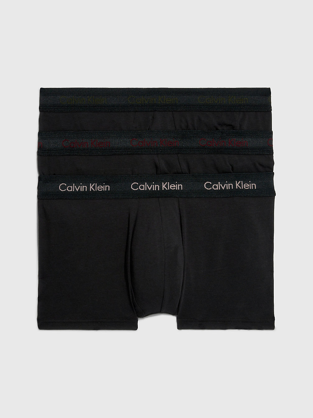 B-WOODROSE, FLD OLV, DEEP ROUGE LG 3er-Pack Hüft-Shorts - Cotton Stretch undefined Herren Calvin Klein