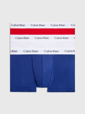CALVIN KLEIN - Men's 3-pack low rise trunks - Black - 0000U2664G001