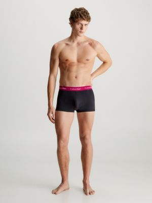 Calvin Klein low rise trunks 3 pack in cotton stretch