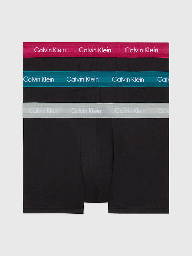 black 3-pack heupboxers - cotton stretch voor heren - calvin klein