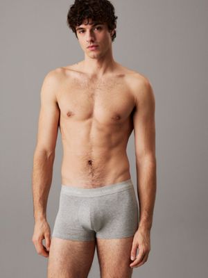 royal iris 3 pack low rise trunks - cotton stretch for men calvin klein