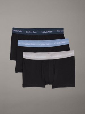  troposphere 3 pack low rise trunks - cotton stretch for men calvin klein