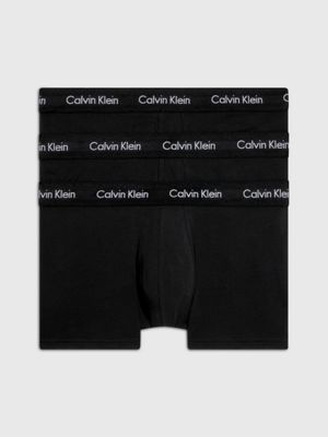 3 Pack Low Rise Trunks - Steel Micro Calvin Klein®