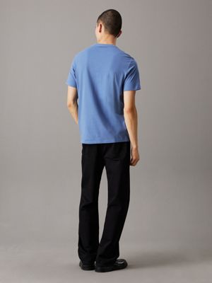 blue horizon monogram t-shirt for men calvin klein jeans