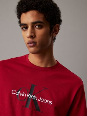 winery monogram t-shirt for men calvin klein jeans