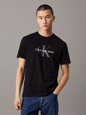 Black Men s T shirts Tops Long Oversized More Calvin Klein