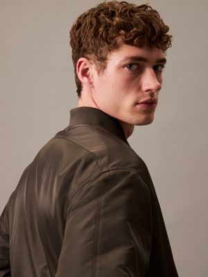 bomber matelassé en nylon beluga pour hommes calvin klein jeans