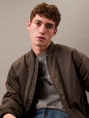 bomber matelassé en nylon beluga pour hommes calvin klein jeans
