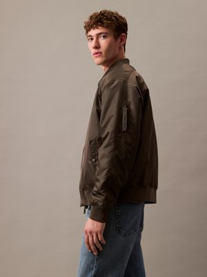 bomber matelassé en nylon beluga pour hommes calvin klein jeans