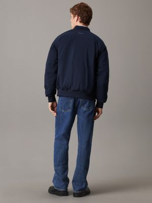 blue kurtka bomberka dla mężczyźni - calvin klein