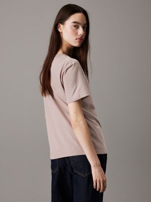 grey monogram t-shirt for women calvin klein jeans