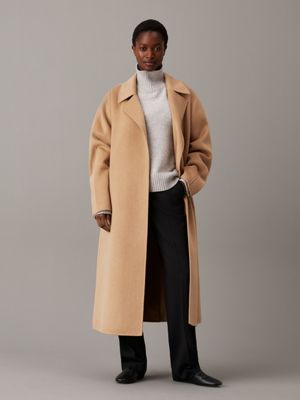 Calvin klein overcoat women's best sale