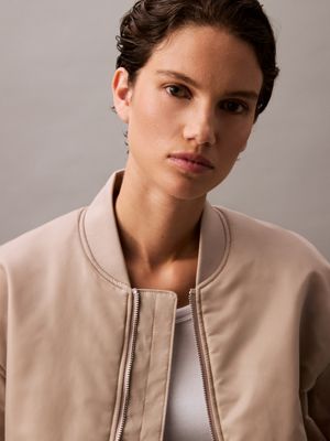 bomber en nylon rembourré goat pour femmes calvin klein jeans