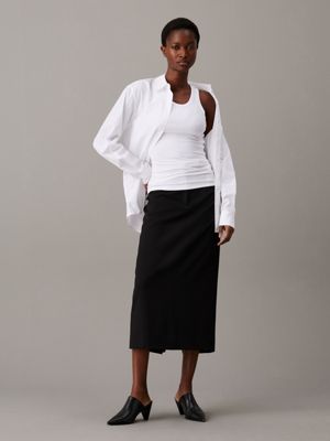 Relaxed Midi Pencil Skirt Calvin Klein 00040WL674UB1