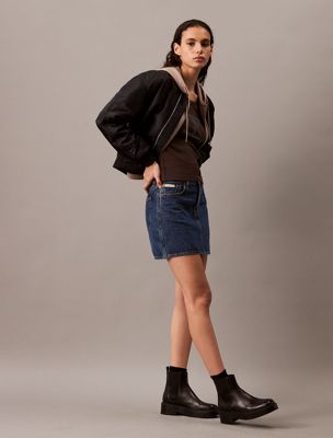 High waisted mini skirt jacket best sale