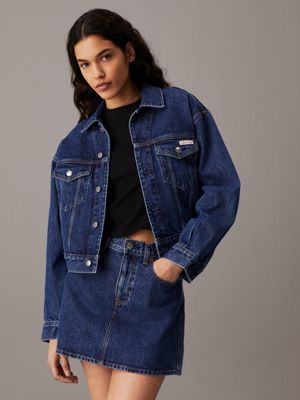 Mini veste en jean femme sale