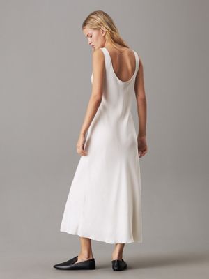 vanilla ice midi slip dress for women calvin klein