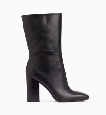 calvin klein high heel boots