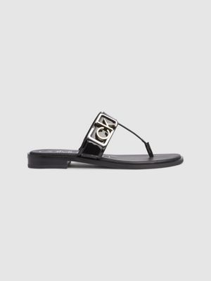 calvin klein black sandals