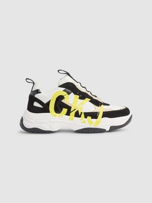 calvin klein jeans baskets chunky en cuir
