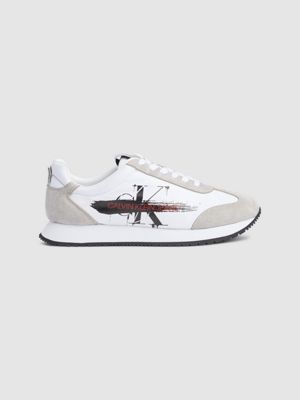 calvin klein white trainers