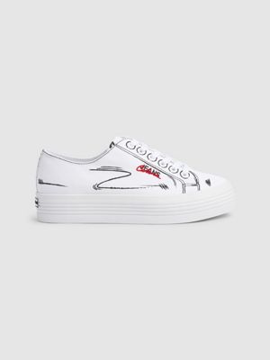 calvin klein canvas sneakers