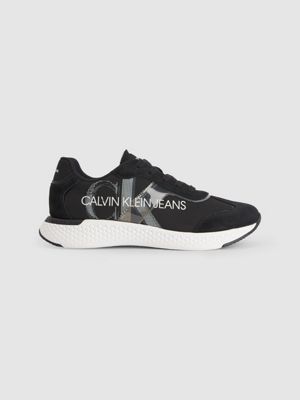 womens black calvin klein trainers