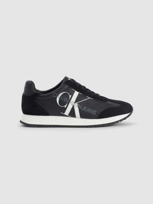 calvin klein black trainers womens