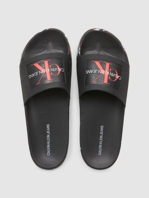 mens calvin klein sliders