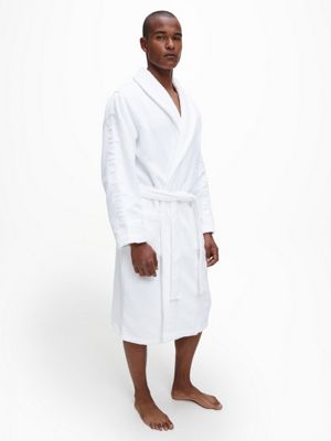 white calvin klein robe