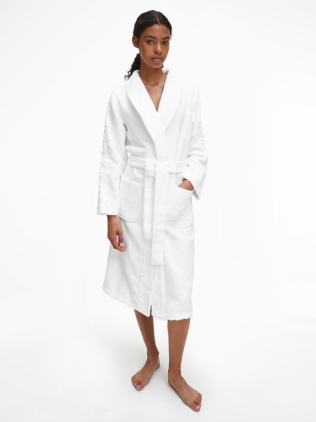 WHITE > Купальный халат > undefined Женщины - Calvin Klein