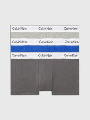 Calvin Klein Cotton Stretch 2 Pack Boxer Brief Shadow Grey U2666-SPD - Free  Shipping at LASC