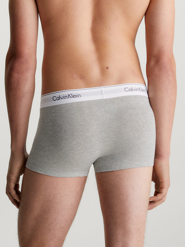 black/white/grey heather 3er-pack hüft-shorts - modern cotton für herren - calvin klein