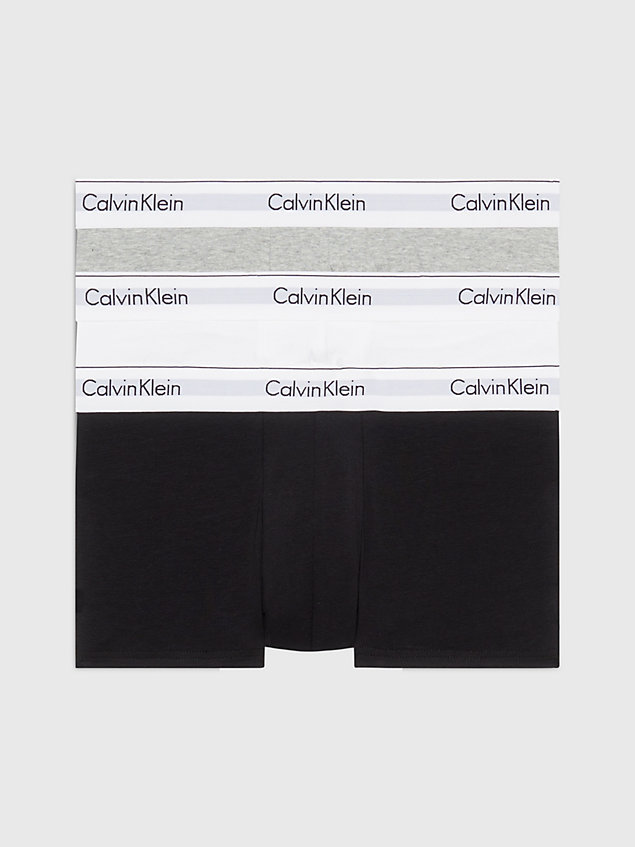 multi 3-pack lage boxer - modern cotton voor heren - calvin klein