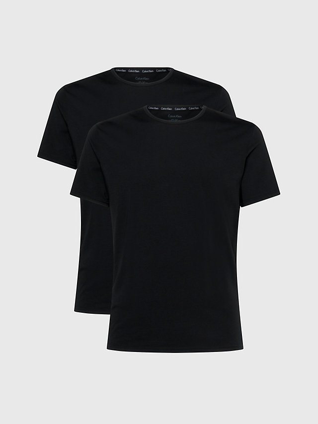Black 2 Pack Lounge T-Shirts - Modern Cotton undefined men Calvin Klein
