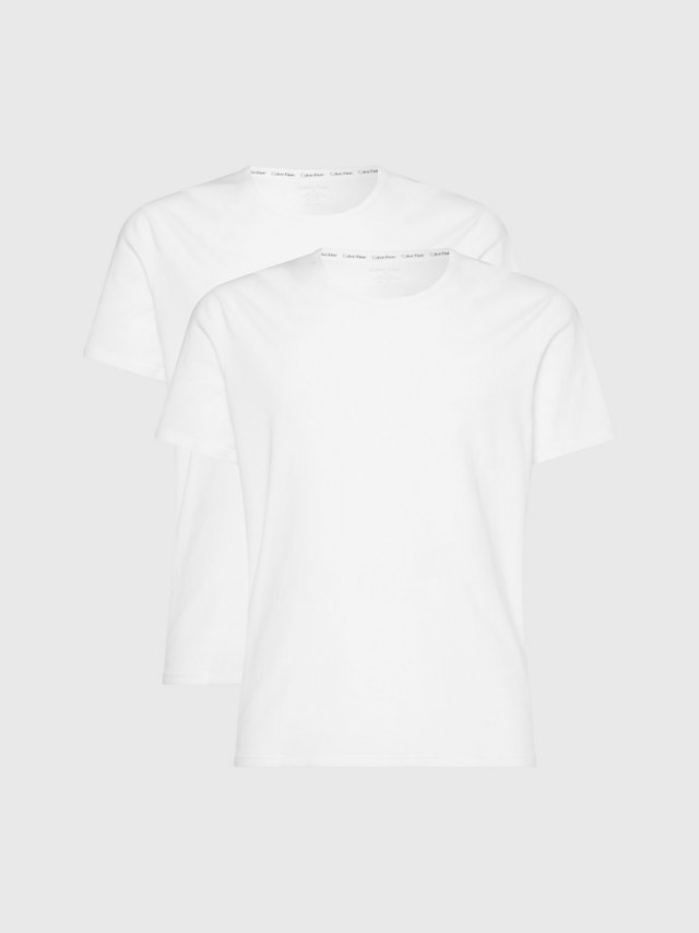 White 2 Pack Lounge T-Shirts - Modern Cotton undefined men Calvin Klein