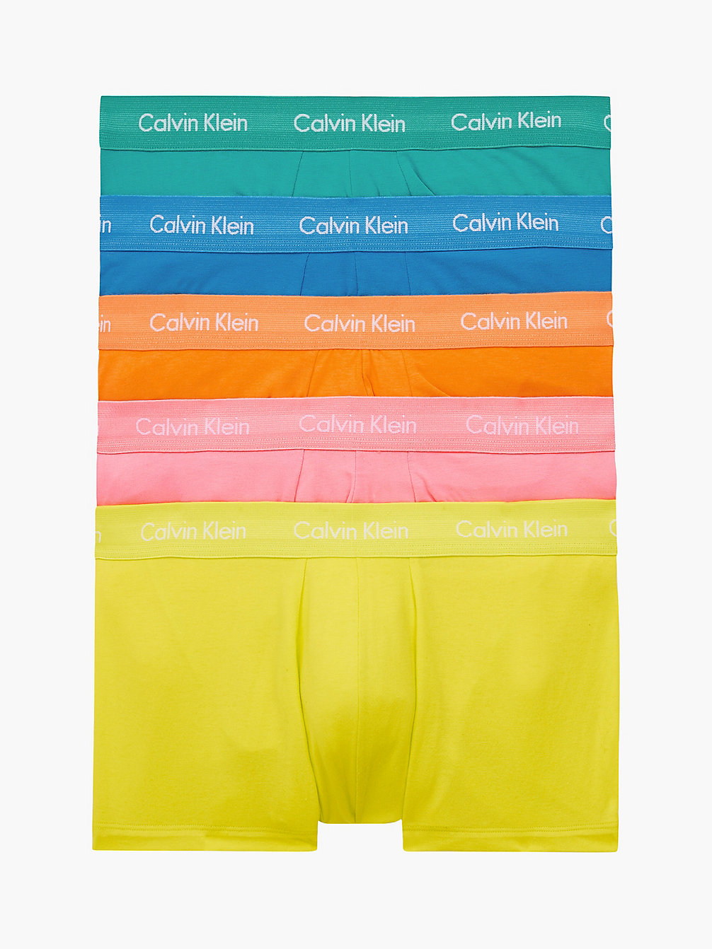 ORANGE/PINK/ YELLOW/BLUE/ TURQUOISE 5-Pack Heupboxers - Pride undefined heren Calvin Klein