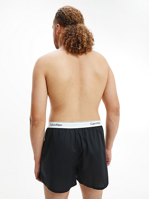 multi 2 pack slim fit boxers - modern cotton for men calvin klein