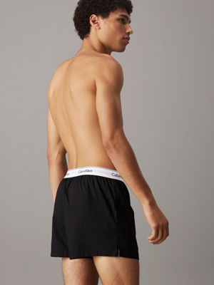 blk 2 pack slim fit boxers - modern cotton for men calvin klein