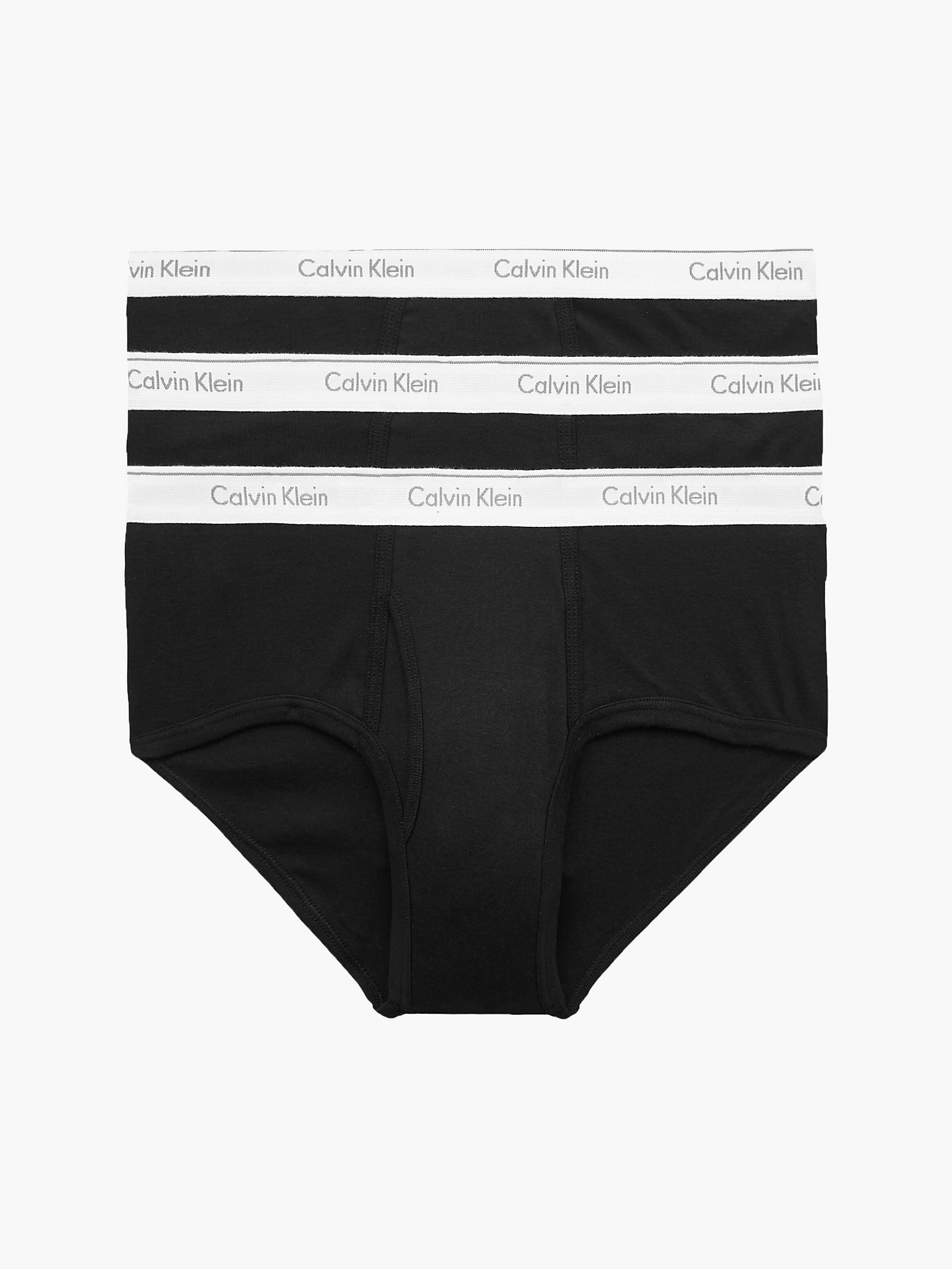 Black 3 Pack Briefs - Cotton Classics undefined men Calvin Klein