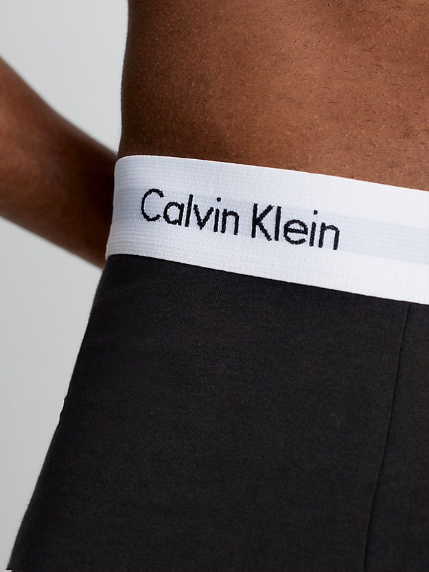 BLACK Pack de 3 bóxers largos - Cotton Stretch de hombre CALVIN KLEIN