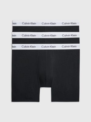 Vertellen Mens Kruik 3-pack boxers lang - Cotton Stretch Calvin Klein® | 000NB1770A001