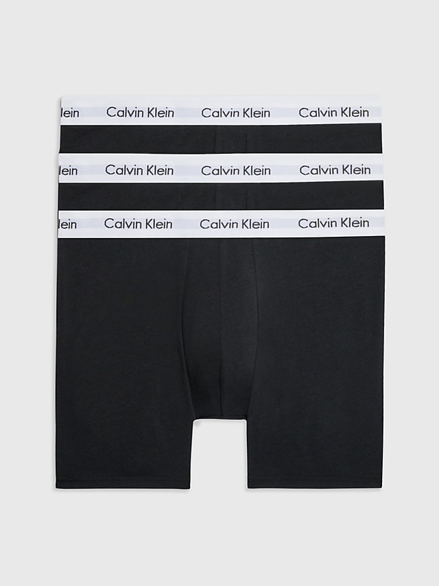 Black > 3er-Pack Boxershorts - Cotton Stretch > undefined Herren - Calvin Klein