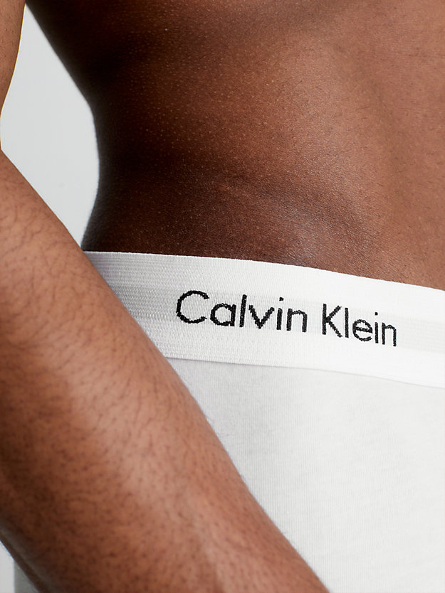 WHITE 3 Pack Boxer Briefs - Cotton Stretch for men CALVIN KLEIN