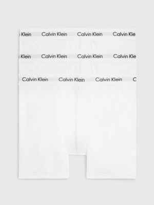white calvin klein boxers 3 pack