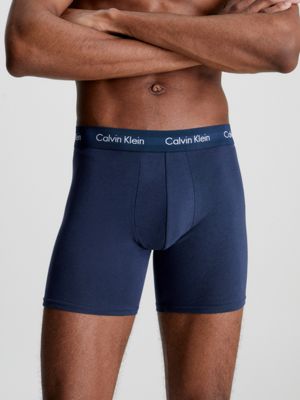  Calvin Klein Men's Cotton Stretch 3 Pack Boxer Briefs - NU2666-165  / M : Clothing, Shoes & Jewelry
