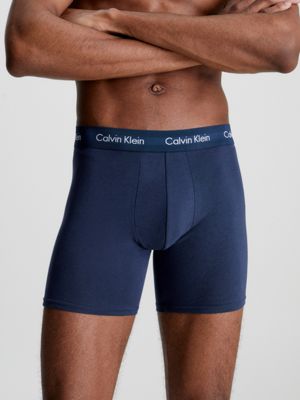 Calvin Klein Cotton Stretch 3 pack boxer briefs in black