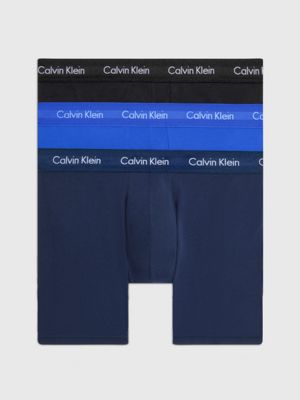 Calvin Klein Underwear 3 PACK - Pants - royal blue/black/bordeaux/royal  blue 