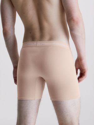 BLACK, CEDAR, SANDALWOOD 3er-Pack Boxershorts - Cotton Stretch für Herren CALVIN KLEIN